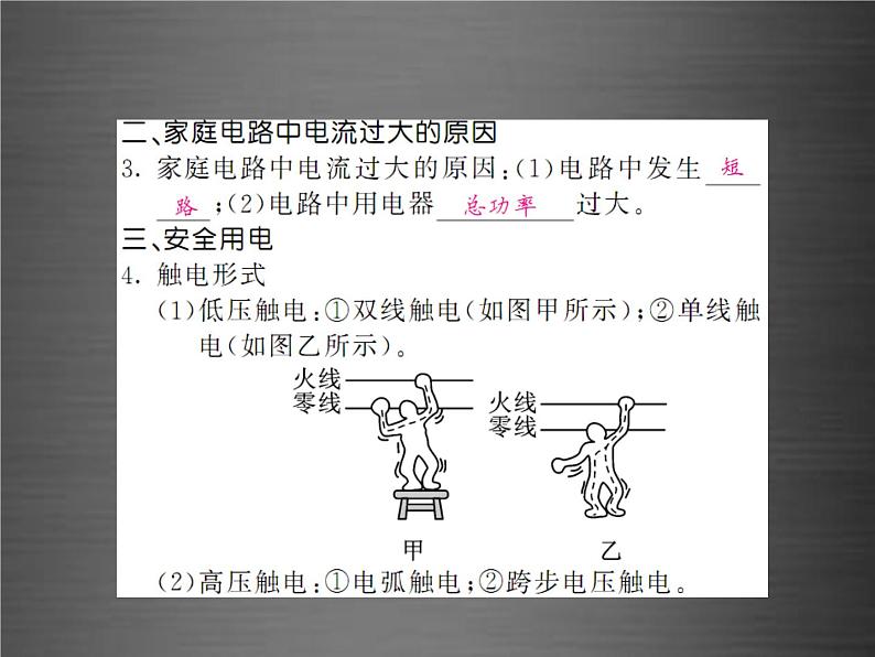 中考物理-第十九章-生活用电基础训练复习课件06