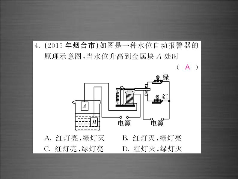 中考物理-第二十章-电与磁随堂同步训练复习课件04