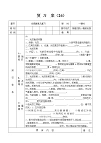 物理八年级上册第四章 光现象综合与测试教案设计