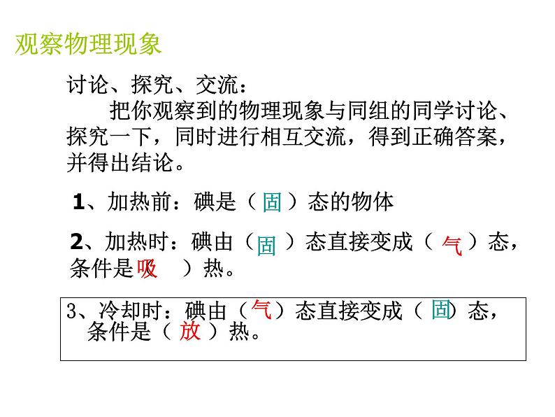 沪粤版初中物理八年级上册4.4升华和凝华 课件05