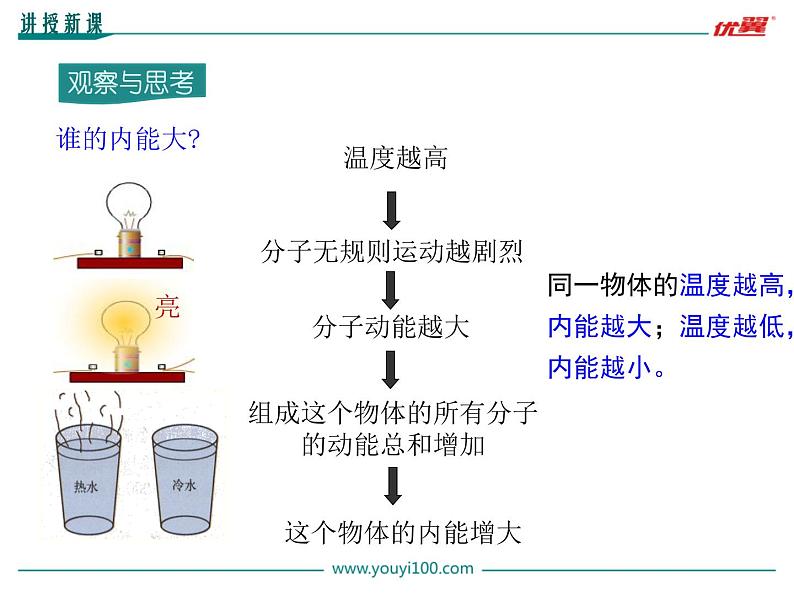 九年级上册物理教案第13章第2节 内能07
