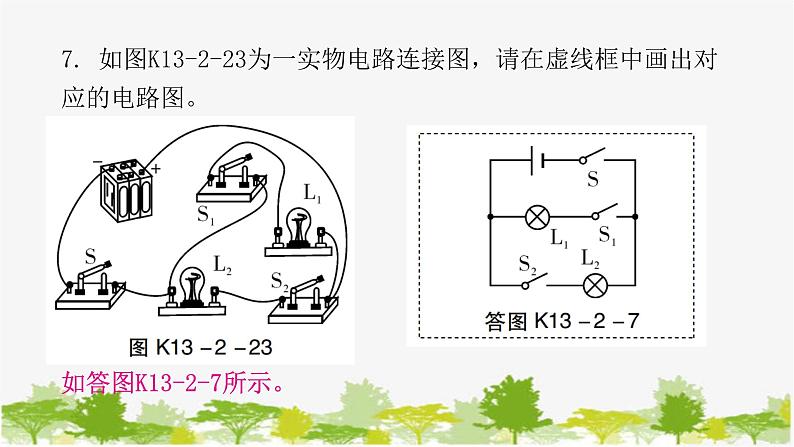 沪粤版九年级上册物理 13.2电路的组成和连接方式  第3课时电 路 分 析 习题课件第8页