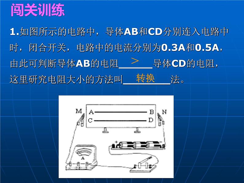 沪粤版初中物理九年级14.1怎样认识电阻课件06