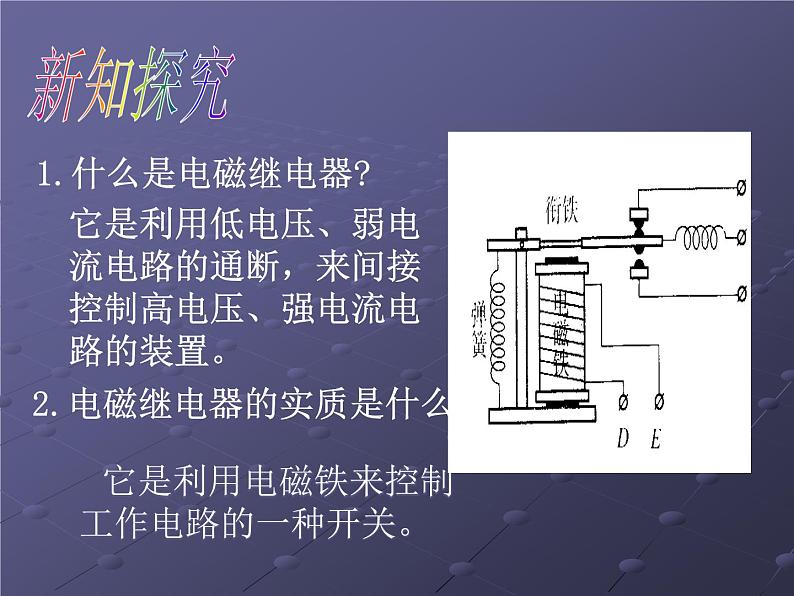 2016-2017学年（沪粤版）九年级物理下册课件-16.4  电磁继电器与自动控制04