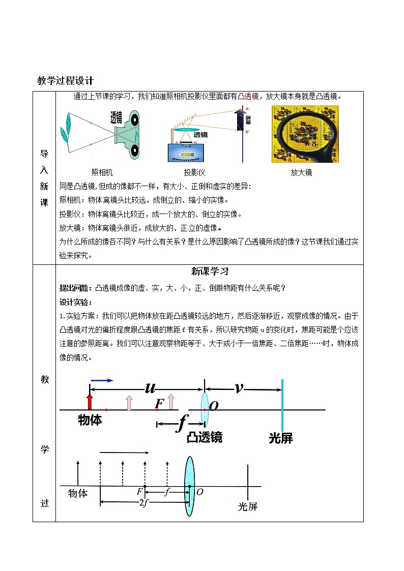 5.3 凸透镜成像的规律（教学设计）02