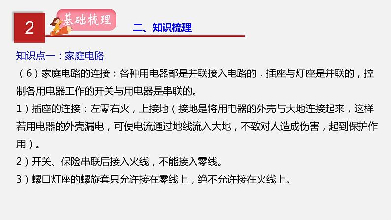 2023年中招物理复习专题19  生活用电课件第8页