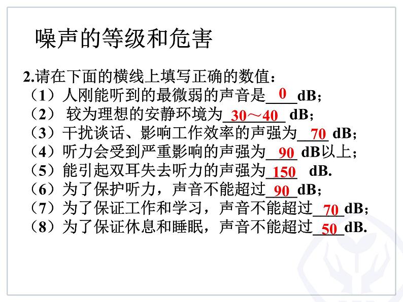 2022年人教版八年级物理上册第2章第4节噪声的危害和控制课件 (1)08