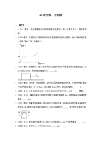 山东省泰安市三年（2020-2022）中考物理真题按题型分类汇编：03填空题、作图题