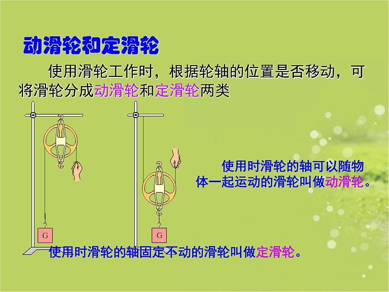 粤教沪科初中物理八下《6.6-探究滑轮的作用》PPT课件-(6)第8页