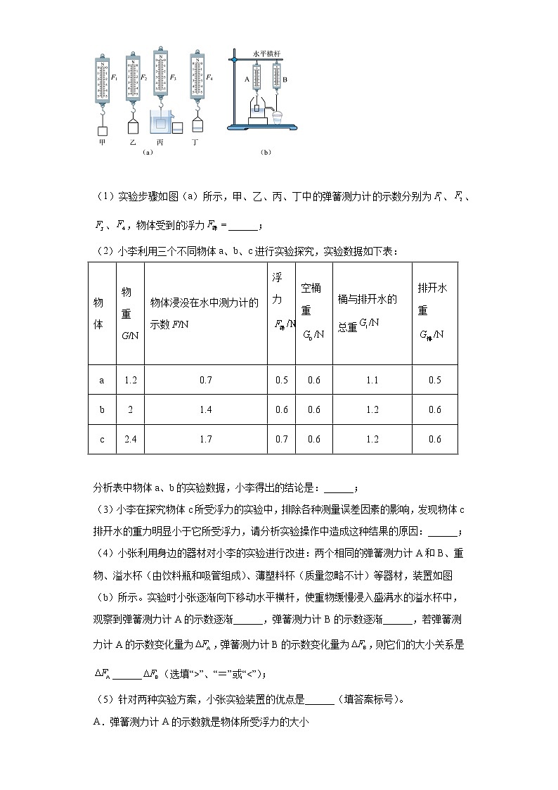 02力学作图、实验、计算题-山东省各地区2022年中考物理真题分类汇编03