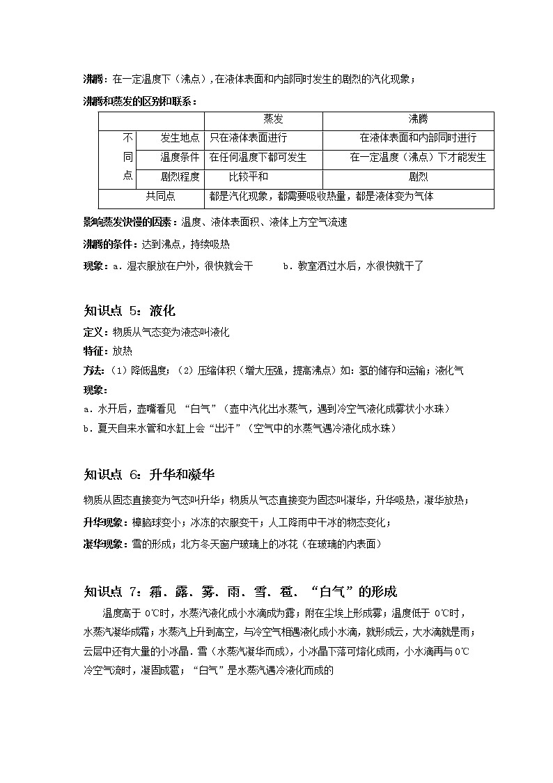 初中物理总复习笔记03