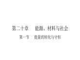 九年级物理全册沪科版教学课件：第二十章第一节 能量的转化与守恒