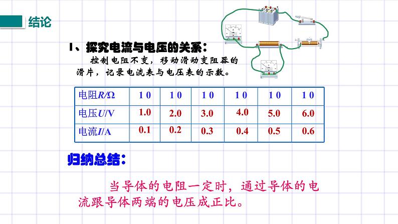 北师大九上12.1《学生实验：探究电流与电压、电阻的关系》课件+教案06