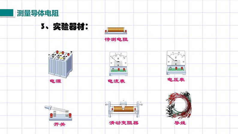 北师大九上12.2《根据欧姆定律测量导体的电阻》课件+教案07