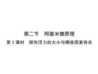 人教版八年级下册10.2 阿基米德原理教学课件ppt