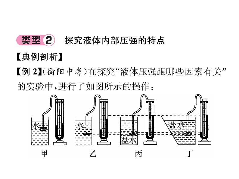 八年级物理下册(部编版)教学课件小专题（3）压强的实验探究第6页