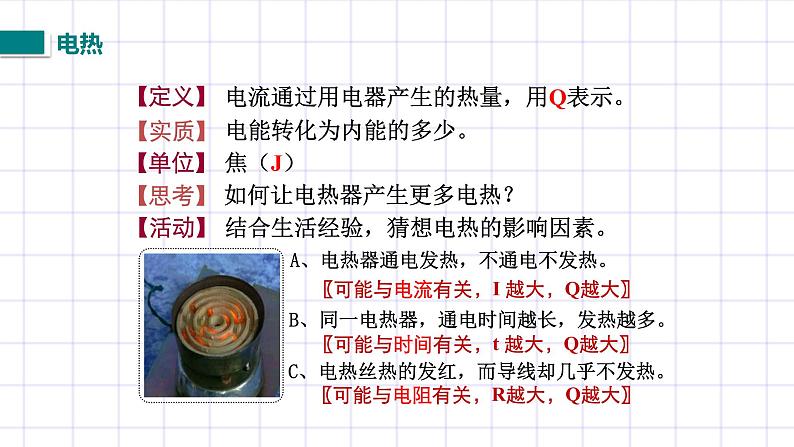 北师大九上13.4《电流的热效应》课件+教案05