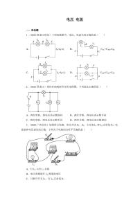 2022年中考真题分类汇编之电压 电阻附真题答案