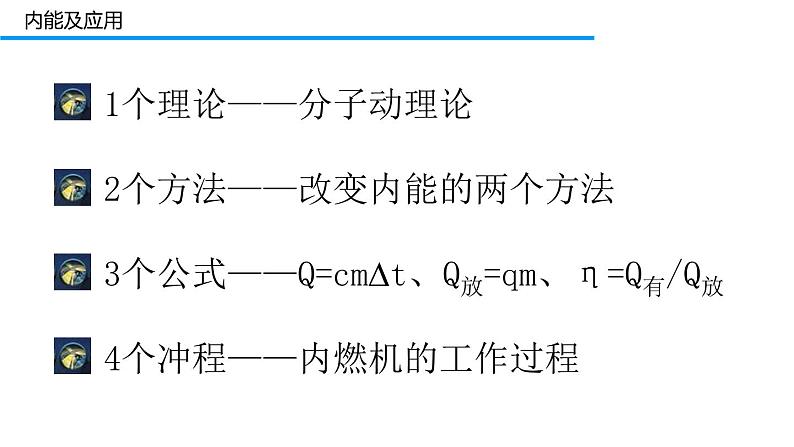 初中物理 中考物理第一轮复习——内能及应用 课件04