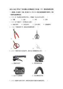 广东省佛山市禅城区2021-2022学年八年级下学期期末物理试卷(word版含答案)