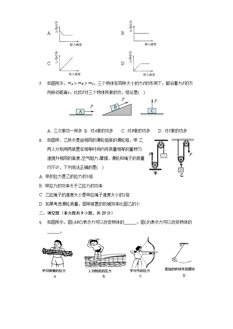 2021-2022学年云南省昭通市昭阳三中八年级（下）期末物理试卷（含解析）03