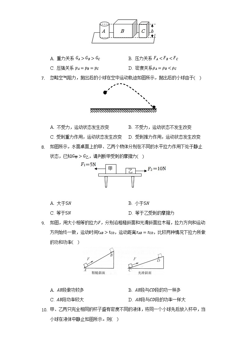 2021-2022学年广东省广州市南沙区八年级（下）期末物理试卷（含解析）第3页