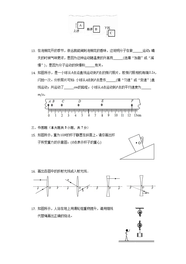 2021-2022学年广东省肇庆市封开县八年级（下）期末物理试卷（含解析）第3页