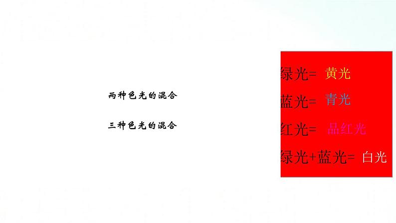 人教版物理八年级上册 4.5 光的色散 课件第6页