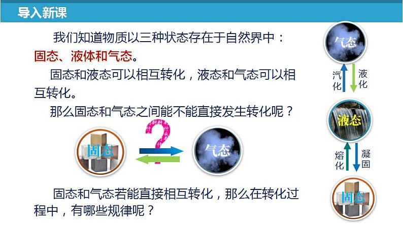 苏科版八上物理2.4 升华和凝华  PPT课件+内嵌式实验视频03