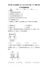 四川省广元市剑阁县2021-2022学年八年级（下）期末学业水平监测物理试题(word版含答案)