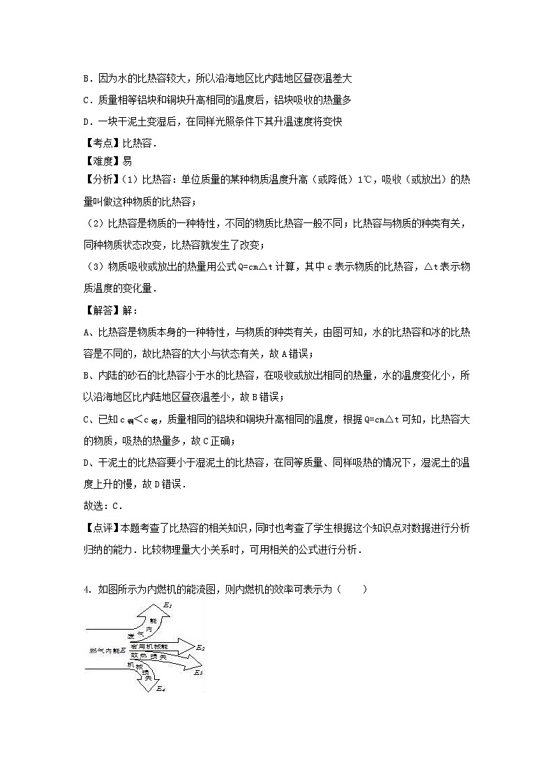 2022九年级物理上学期期末卷2新版新人教版第3页