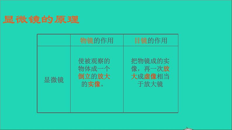 2022八年级物理上册第五章透镜及其应用5.5显微镜和望远镜课件新版新人教版第4页