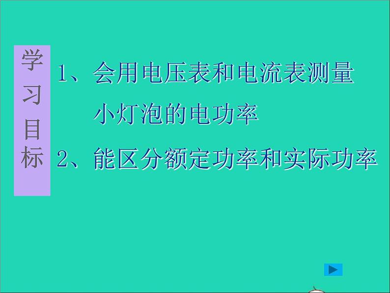 2022九年级物理全册第十三章电功和电功率13.3学生实验：探究__小灯泡的电功率课件新版北师大版04