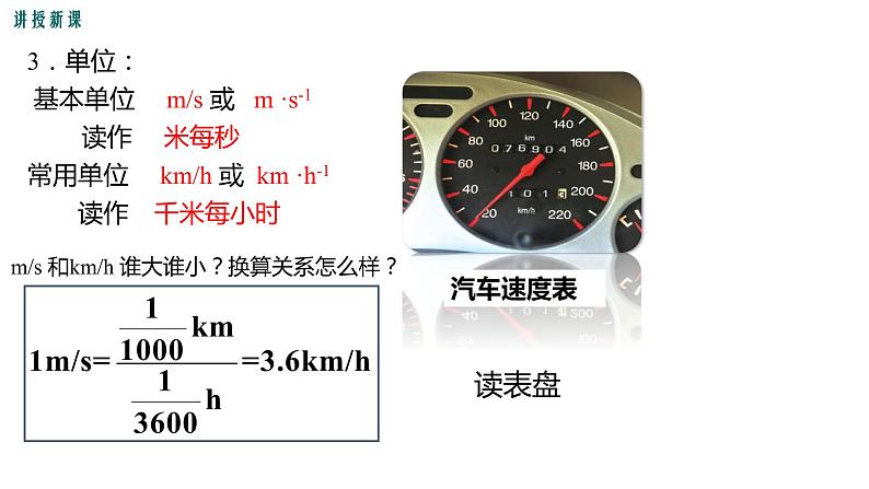 1.3运动的快慢  课件人教版物理八年级上册第7页