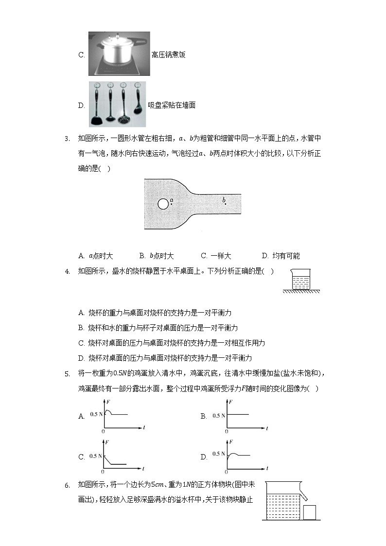 2021-2022学年河南省鹤壁市淇滨区八年级（下）期中物理试卷（含解析）第2页