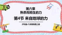 物理第六章 熟悉而陌生的力第四节 来自地球的力课堂教学ppt课件