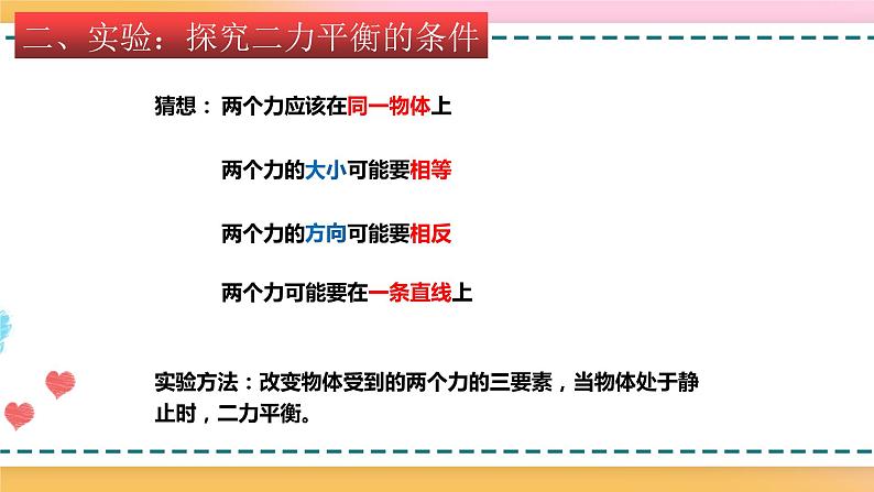 沪科版八下物理7.3力的平衡 课件+练习08