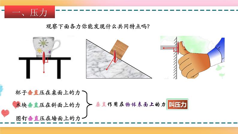 沪科版八下物理8.1压力的作用效果 课件+练习04