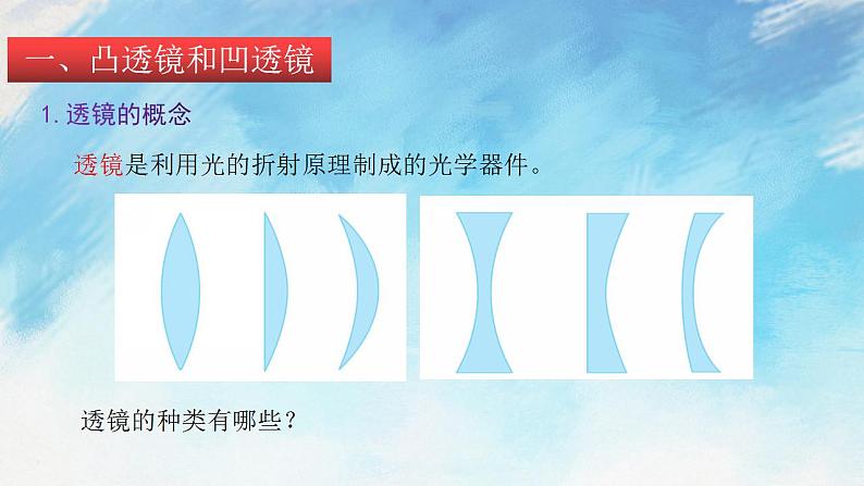 4.5.1透镜 课件+作业八年级物理上册 沪科版八上物理03