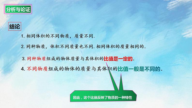 5.3-5.4 科学探究：物质的密度 密度知识的应用 课件+作业八年级物理上册 沪科版八上物理07