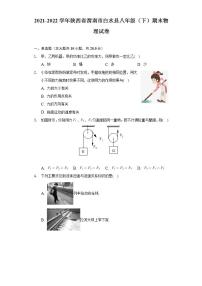 陕西省渭南市白水县2021_2022学年八年级下学期期末质量检测物理试题 (word版含答案)