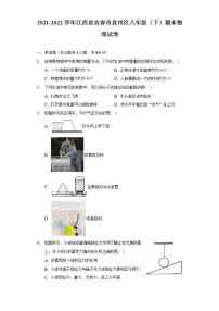 江西省宜春市袁州区2021-2022学年八年级下学期期末物理试卷(word版含答案)