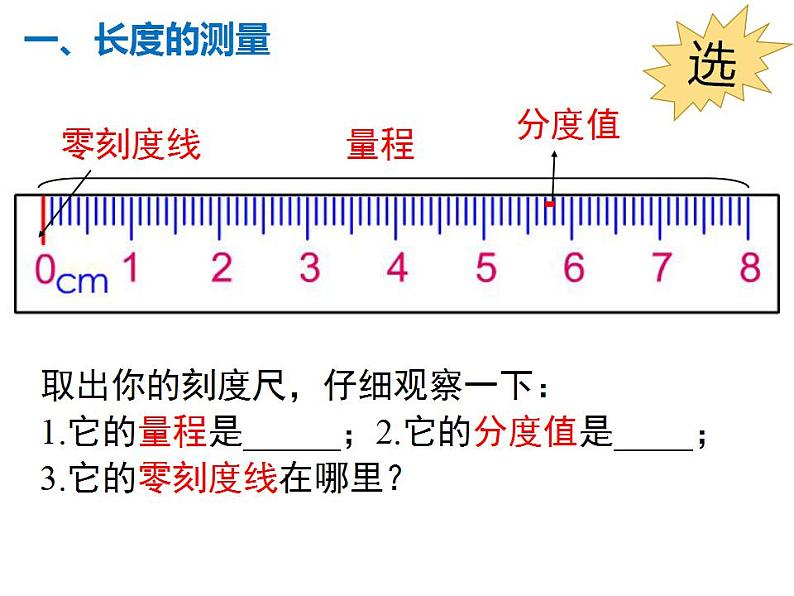 2.1物体的尺度及其测量  课件  北师大版八年级物理上册第6页