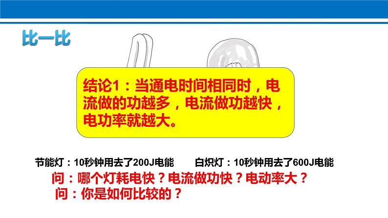 18.2 电功率 课件 2022-2023学年人教版物理九年级全一册08