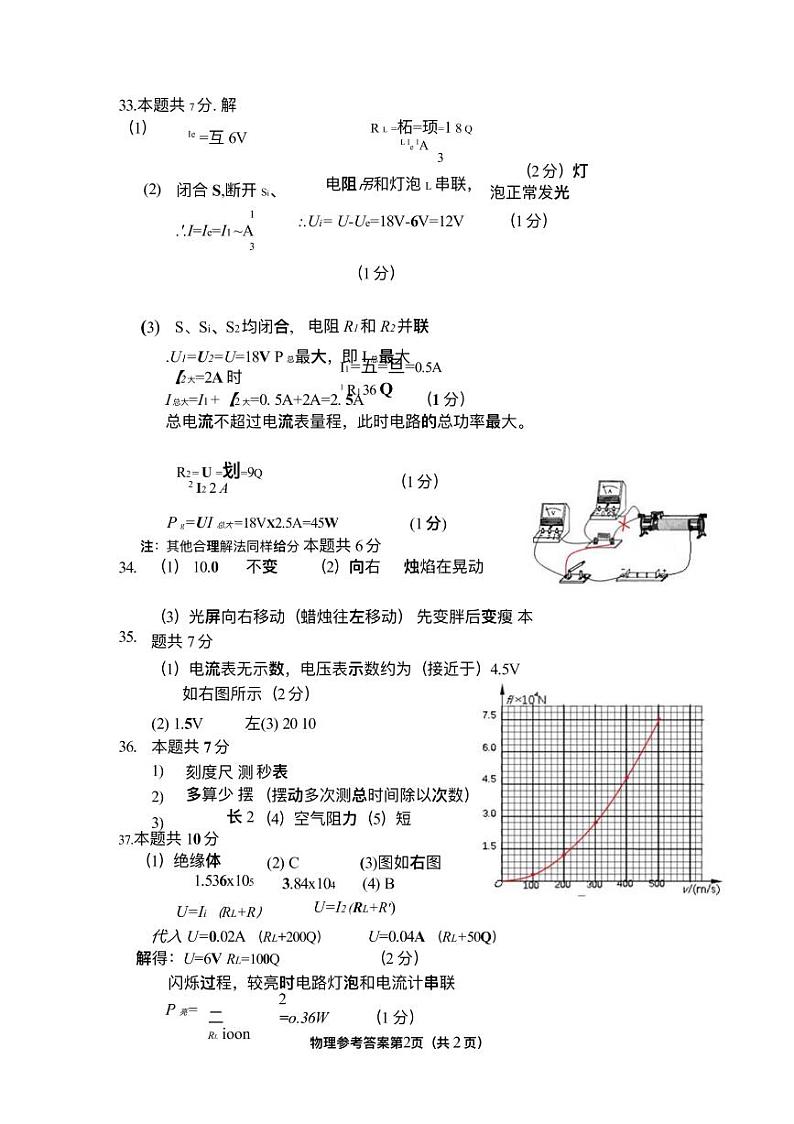 江苏省南通市海门区2021-2022学年初三下学期二模物化试卷（附答案）(1)02