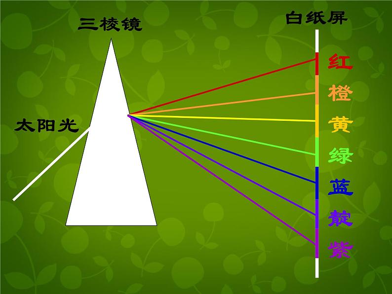 人教版八年级物理上册-4.5光的色散-课件1第6页