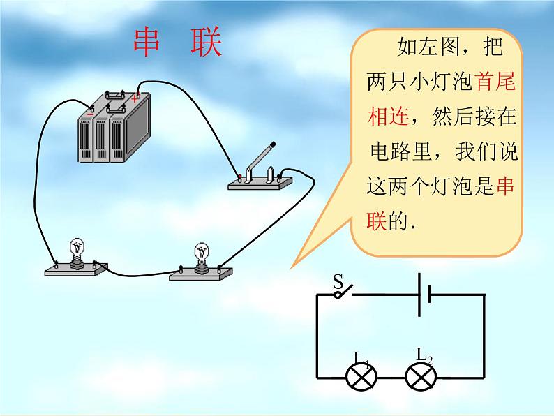 人教版九年级物理上册-15.3串联和并联-课件2第5页