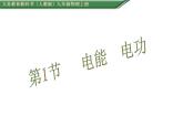 人教版九年级物理全册-18.1电能　电功-课件2