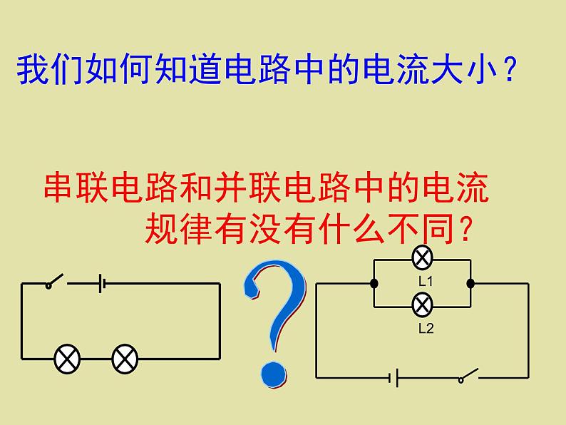 人教版九年级物理上册-15.5串、并联电路中电流的规律-课件405