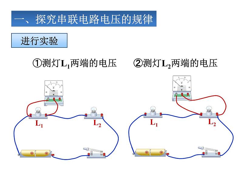 人教版九年级物理全册-16.2串、并联电路中电压的规律-课件404